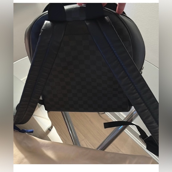Louis Vuitton Black Checkered Backpack - Picture 3 of 8